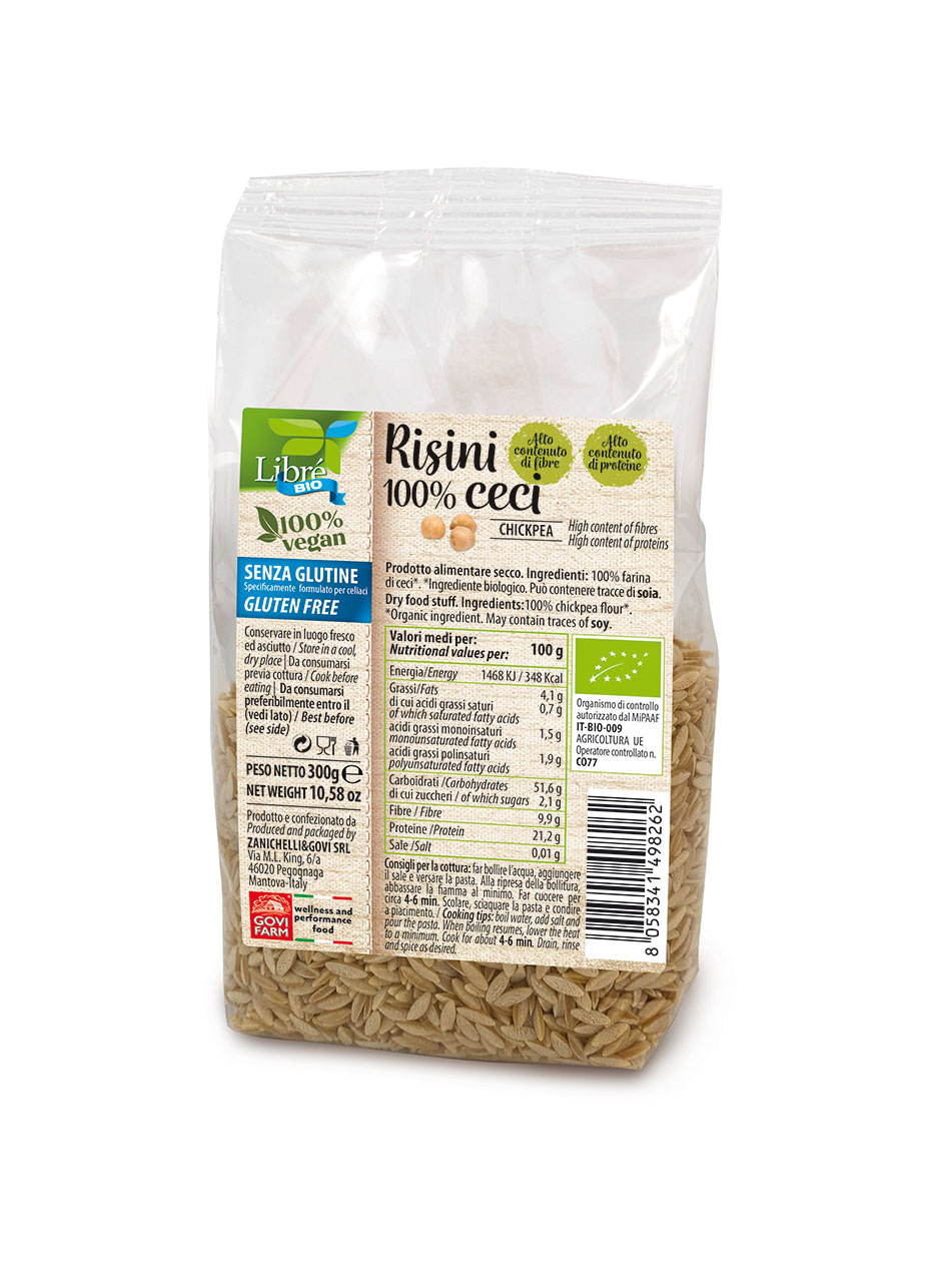 100 Organic Chickpeas Risini Govifarm